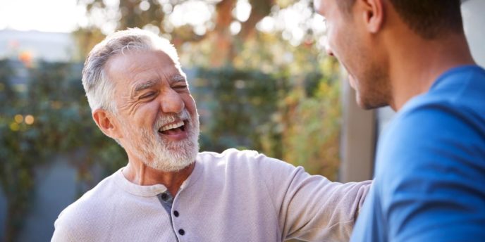 a man is happy to learn how does a peer recovery support program work