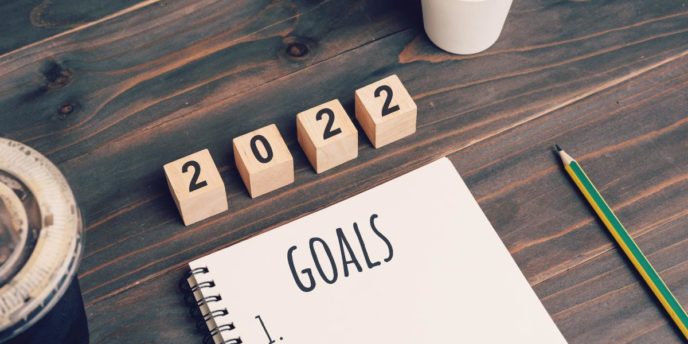 person sets goals for new year