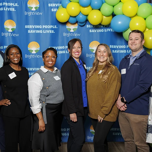 group of brightview leaders at the leadership summit